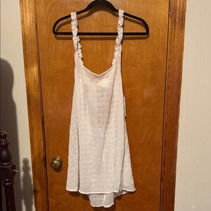 Wild Fable White Textured Swim Coverup